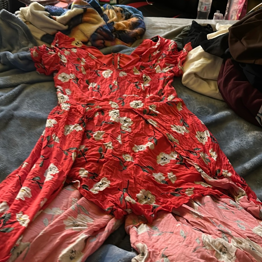 Floral romper dress